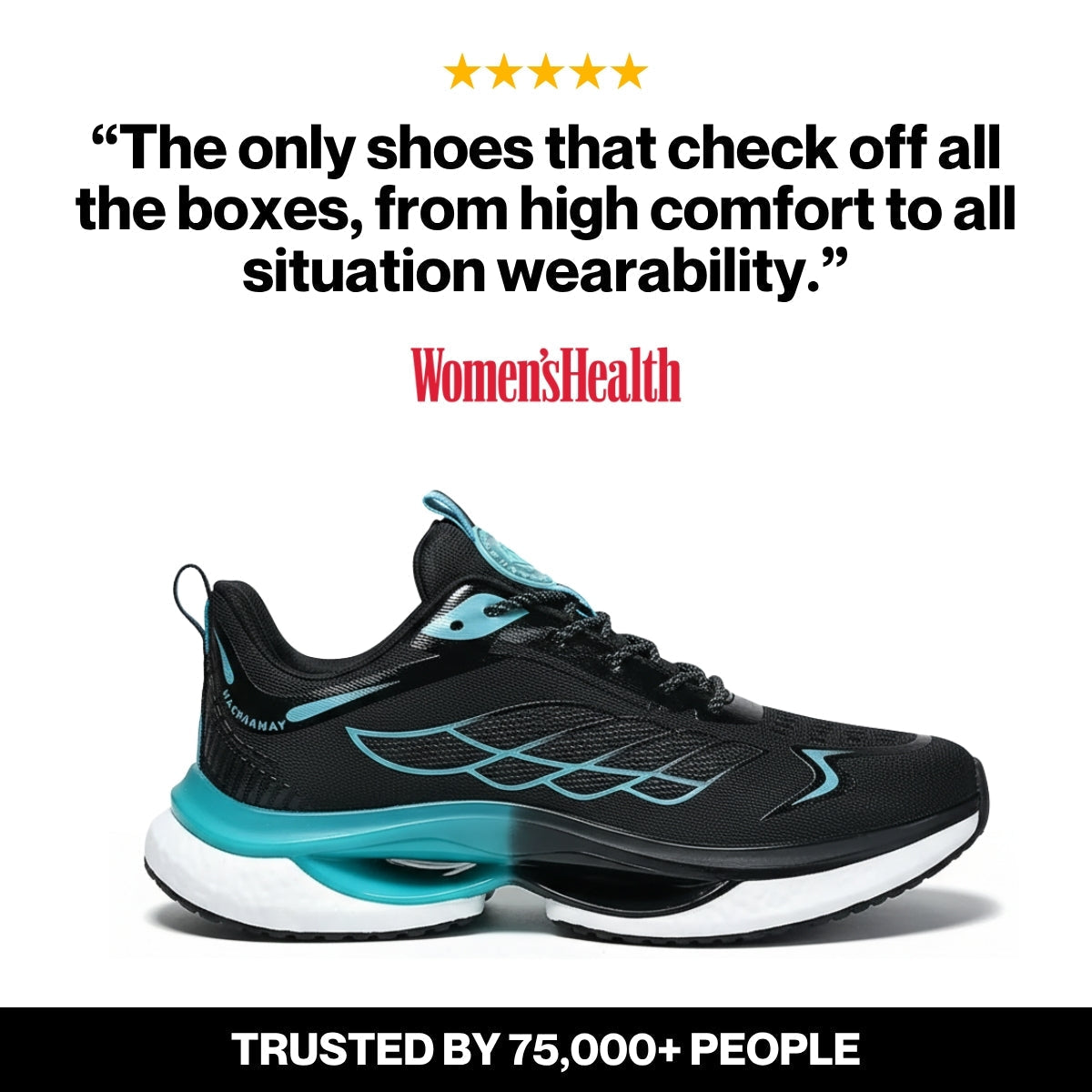 Nine Footwear Women's Aerion - Hands-Free Sneakers with Memory Foam