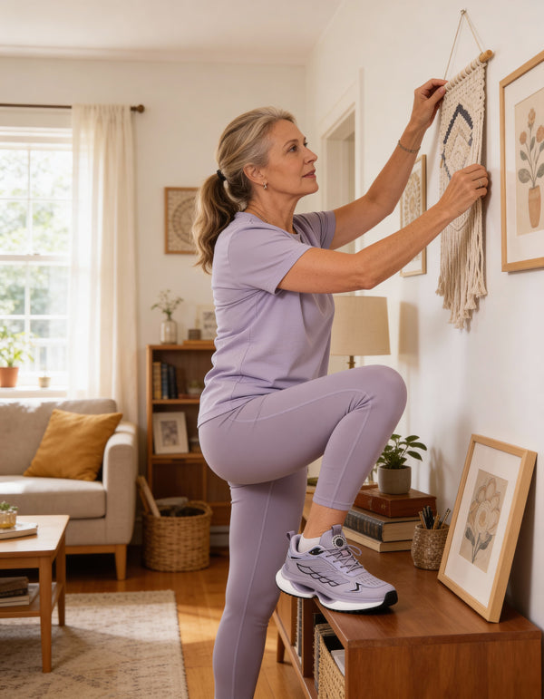 Nine Footwear Women's Aerion - Hands-Free Sneakers with Memory Foam 1