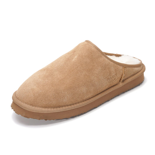 Men's | Genuine Leather House Slippers | Memory Foam | Lightweight | Non-Slip - Chill