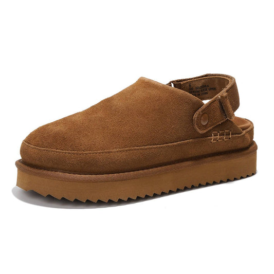 Women's | Genuine Suede Clogs for Women | Memory Foam | Lightweight | Non-Slip - Goldstar