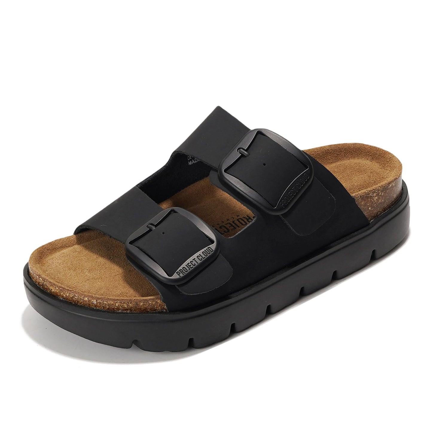 Women's | Genuine Leather Platform Sandals | ProjectPlush | Non-Slip - Greece Chunky