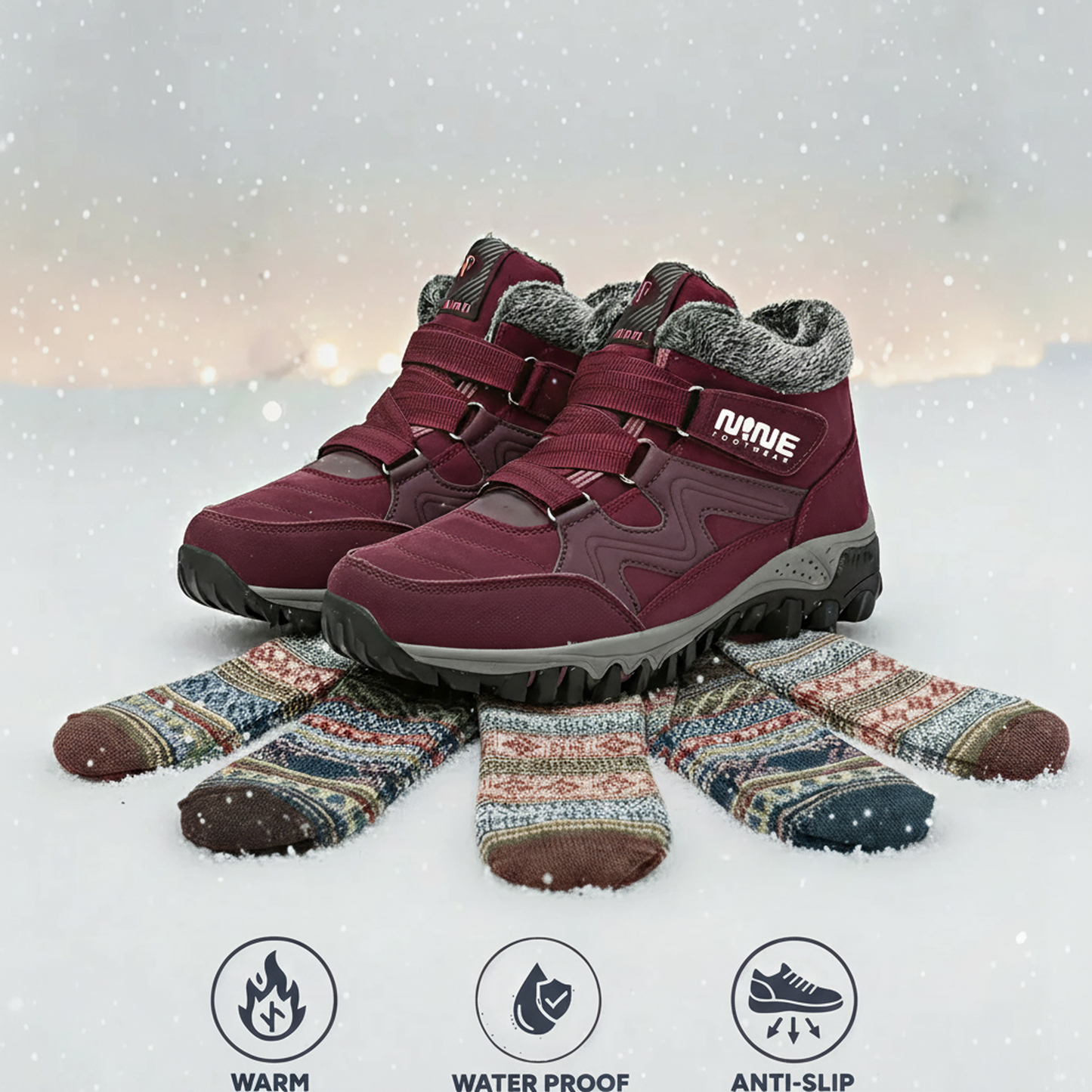 Orthopedic Boots Vibram® High-Traction Sole