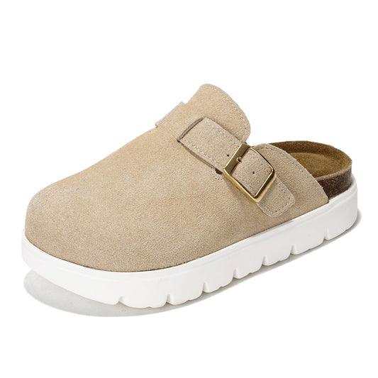 Kids | 100% Genuine Leather Clogs | Memory Foam | Lightweight | Non-Slip - Little BentonChunky