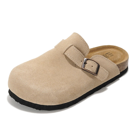 Kids | Genuine Leather Clogs | Memory Foam | Lightweight | Non-Slip - Little Benton