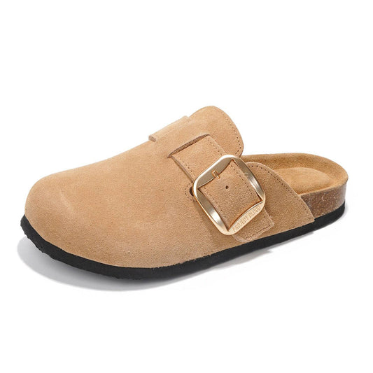 Women's | Genuine Leather Clogs | Memory Foam | Lightweight | Non-Slip - Manchester