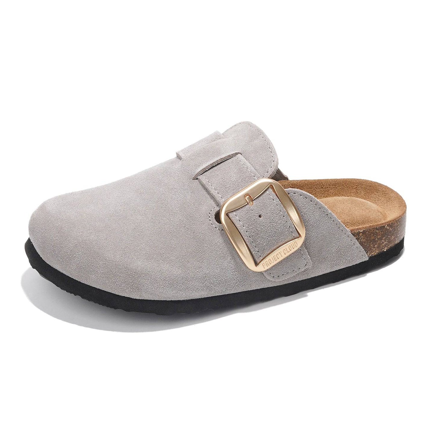 أحذية نسائية | قباقيب جلدية أصلية | إسفنج ميموري فوم | خفيفة الوزن | مانعة للانزلاق - مانشستر