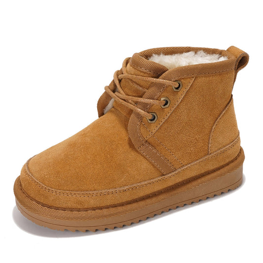 Kids | Fur-Lined Ankle Boots | Lightweight | Water Resistant | Non-Slip - Nevada