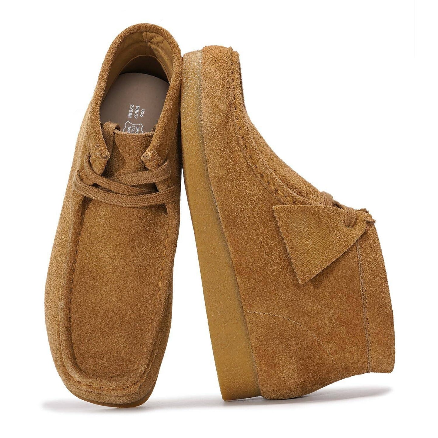 أحذية نسائية | بوت للكاحل من جلد الغزال الطبيعي 100% | بروجكت بلاش | مانع للانزلاق - بوت والي