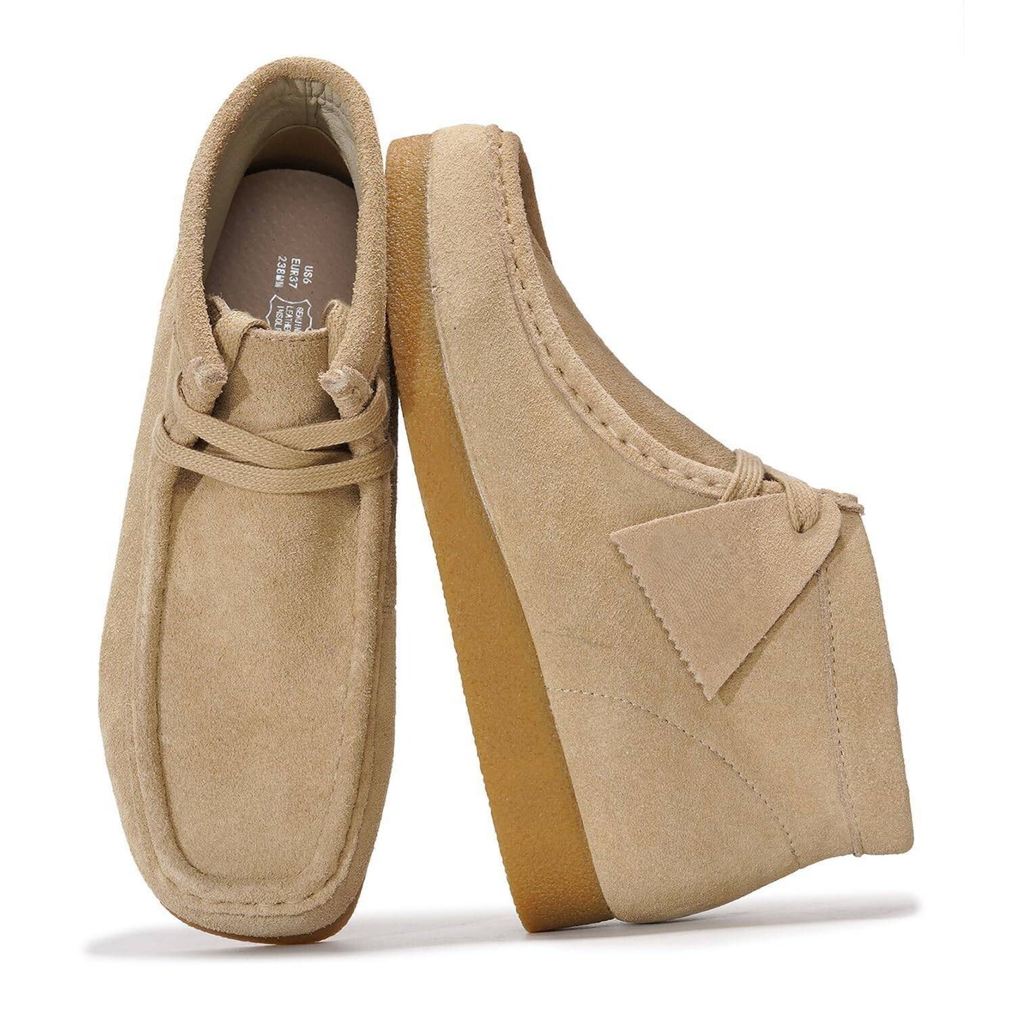 أحذية نسائية | بوت للكاحل من جلد الغزال الطبيعي 100% | بروجكت بلاش | مانع للانزلاق - بوت والي