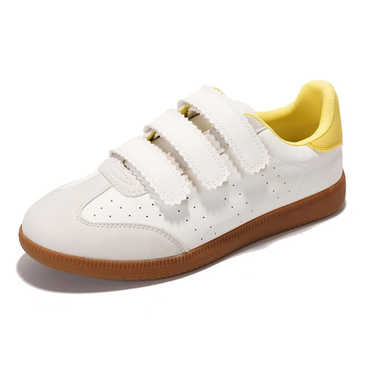 Women's | Vegan Leather Trendy Sneakers | Memory Foam Insole | Lightweight | Non-Slip - Ysabelle